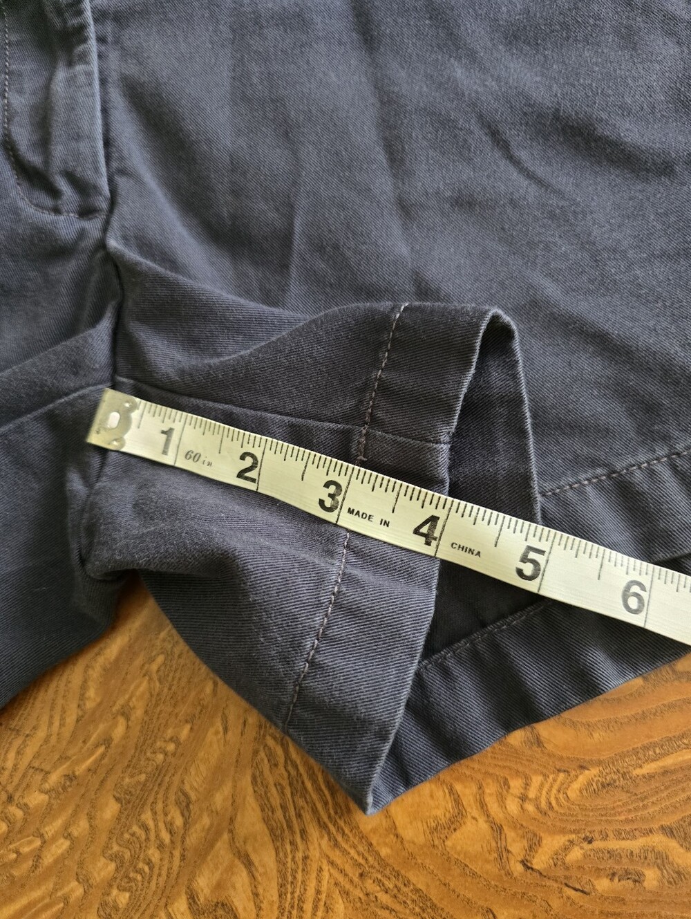 J.Crew Broken-In Chino Shorts Navy Blue Women's Size 4 - Picture 7 of 7